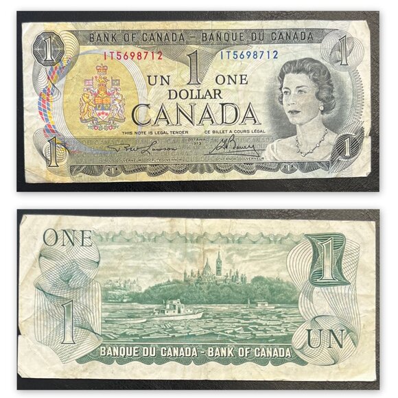 Canada 1973 $1, 1974 $2 & 1979 $5 Bill! 3 Bills in the Set! - Picture 3 of 16